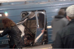 Взрыв в в петербургском метро