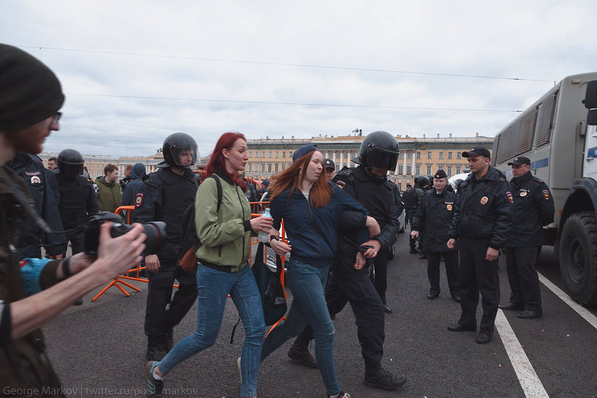 Санкт-Петербург, 5 мая 2018 года Фото: Twitter / George Markov
