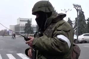 Захват центра Луганска