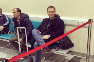 Навального не пустили в Страсбург