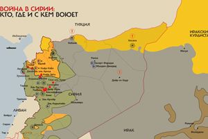 Сирия: полетная карта