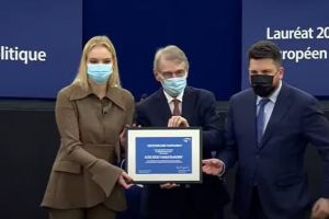 Дочь Навального получила вместо отца премию Европарламента имени академика Сахарова