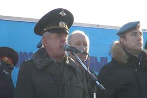 Митинг десантников за отставку Сердюкова