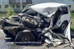 В Белгородской области танк переехал «Ниву», водитель погиб