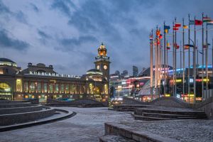 Площадь Европы у Киевского вокзала переименовали в площадь Евразии 
